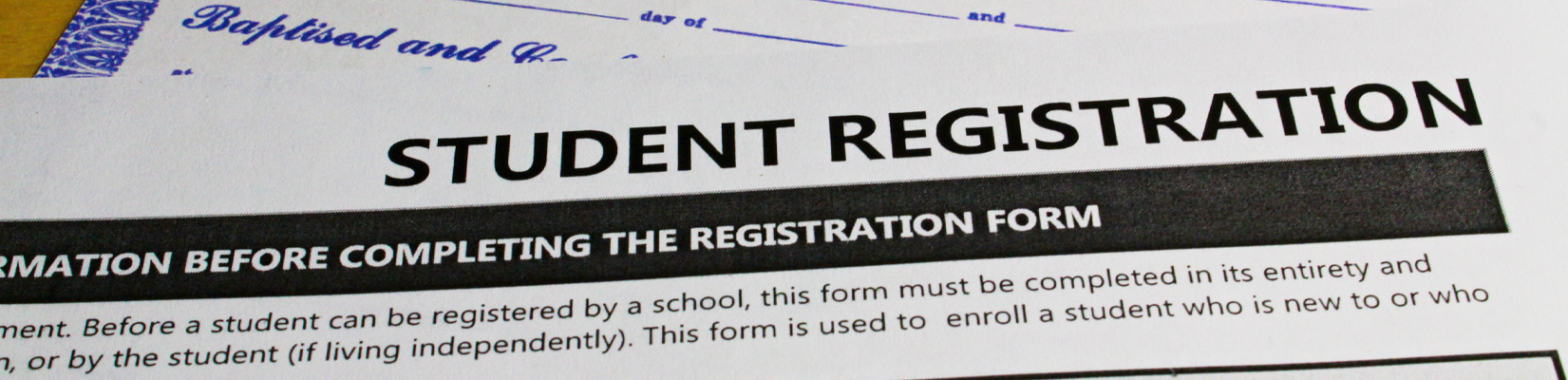 ENROLLMENT APPLICATION CHECK visual data 3